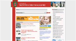 Desktop Screenshot of comune.montecchio-maggiore.vi.it